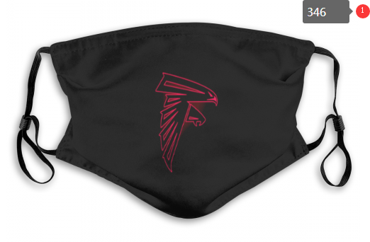 NFL Atlanta Falcons #2 Dust mask with filter->nfl dust mask->Sports Accessory